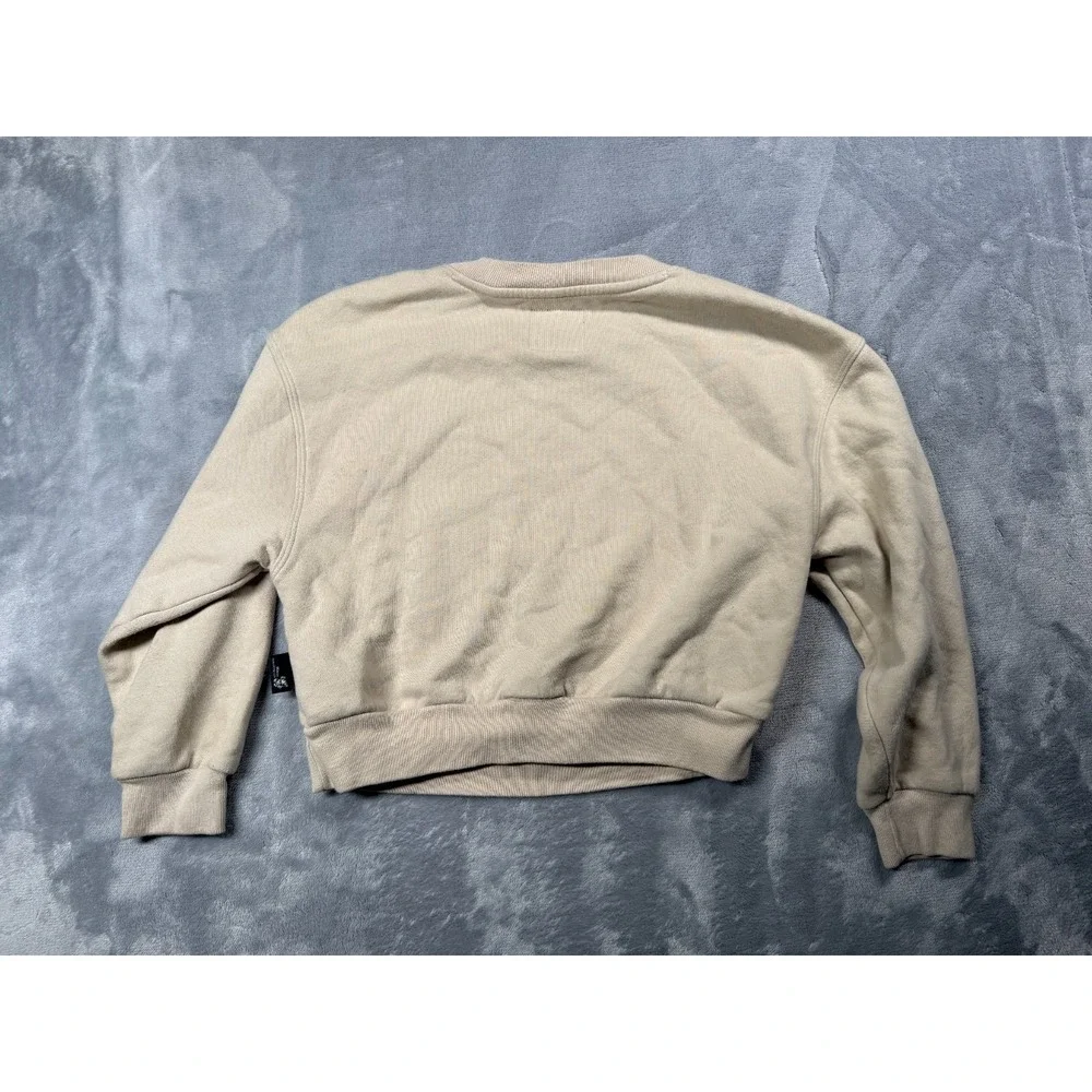 Gap x Disney Minnie Mouse Sweatshirt Girls Medium Brown Fleece Lined Graphic